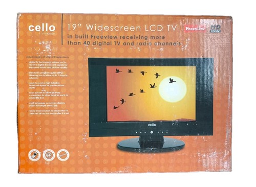 Cello widescreen lcd tv - cello, 19"