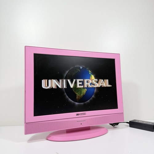 Pink lcd built dvd - tv,